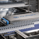 parts loading and unloading system / shelf / flexible / for production