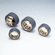 spherical plain bearing / coated / molybdenum / bronze