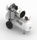 piston compressor / air / electrically-powered / on casters