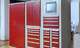 storage warehouse shelving / with drawers / metal