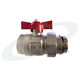 ball valve / lever / male-female / straight