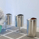 stainless steel waste bin / industrial waste / for clean rooms