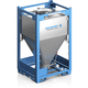 metal IBC container / chemical / food / for bulk materials