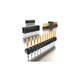 printed circuit connector / data / rectangular / female