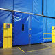 fabric curtain / PVC / insulated / acoustic
