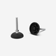 machine foot / polyamide / leveling / threaded
