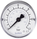 absolute pressure gauge / dial / threaded / G 1/4