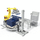robotic palletizer / bag / with stretch wrapper / end-of-line