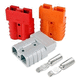 battery connector / electrical power supply / straight / high-power