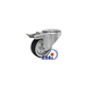wheel with solid tire / rubber / smooth / rubber