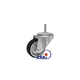 wheel with solid tire / rubber / smooth / rubber
