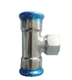 hydraulic fitting / for gas / threaded / T