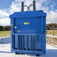 vertical baling press / front-loading / for cardboard / compact