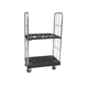multipurpose roll cage container / shelf / with plastic base