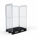 plastic pallet collar / wire mesh