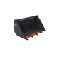 standard bucket / for loaders / 5 teeth / 4 teeth
