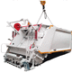 mobile waste compactor / horizontal / hydraulic