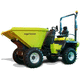 articulated-chassis dumper / rubber-tired / hydraulic / front-loading