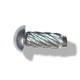 button head rivet / stainless steel / silver-colored / corrosion-resistant