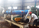 rotary drum dryer / hot air / rotary drum