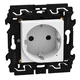 built-in electrical socket / 2-pole / Schuko type / smart