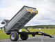 dump trailer / single-axle / towed / construction