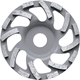 polishing wheel / cylindrical / diamond / for angle grinder