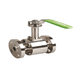 floating ball valve / lever / tungsten carbide / carbide