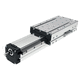 screw spindle linear axis / electric / externally-guided