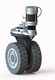 wheel with solid tire / rubber / gearbox