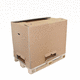 cardboard pallet box / for logistics / stacking / for heavy loads