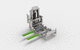 chain conveyor / vertical / transport / transfer