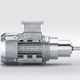 asynchronous gear-motor / AC / planetary / coaxial