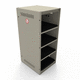 battery holder cabinet / floor-mounted / shelf / with swing doors