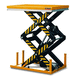 double-scissor lift table / electro-hydarulic / stationary
