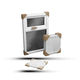 molded pulp corner protector / for furniture / 100% recyclable / biodegradable