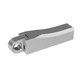 spring hinge / metal / screw-in / nickel-plated