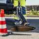 360° swivel camera / for pipe inspection / for sewer / for well
