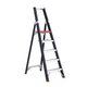 aluminum step ladder / riveted / 3-step / 4-step