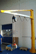 wall-mounted jib crane / on an articulated column / modular