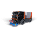 street sweeper / ride-on / electric / leaf