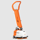 walk-behind scrubber-dryer / battery-powered / compact