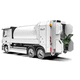electric waste collection vehicle / rear-loader / emission-free / rotary drum