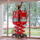 low-level scissor lift / wheeled / battery-powered / indoor/outdoor