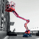 wheeled articulated boom lift / battery-powered / outdoor