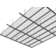 expanded sheet metal / metal / ceiling