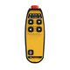 wireless remote control / with buttons / industrial / 4-button