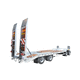 low-loader trailer / 4-axle / towed / for industrial materials