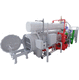 process autoclave / vacuum / with hydraulic door / double door pass-through