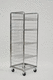 multipurpose roll container / for textiles / wire mesh
